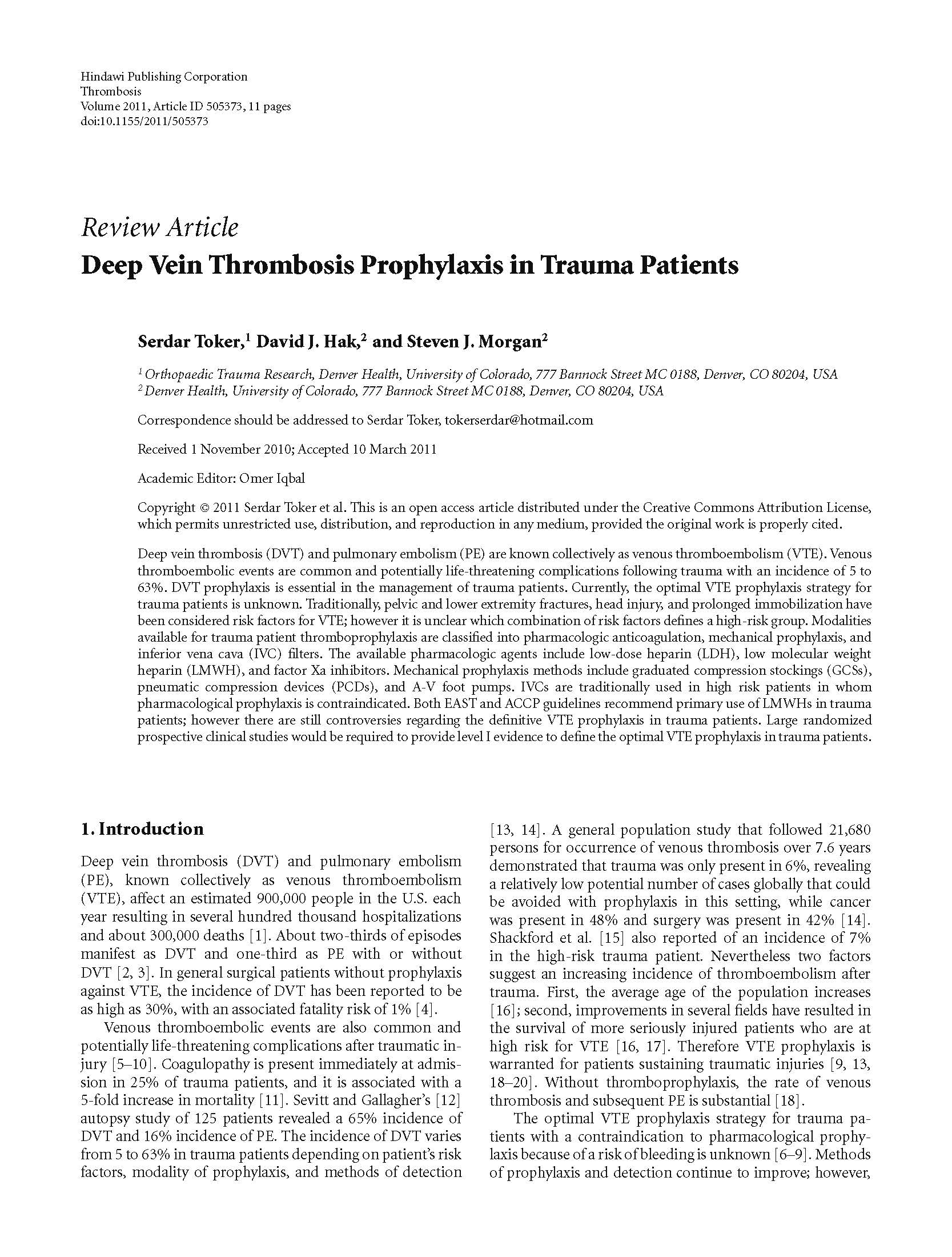 DVT Prophylaxis in Trauma ...(圖1)